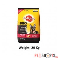 Pedigree Pro Adult Dog Food Large Breed 20 Kg